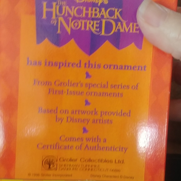 Grolier vintage Quasimodo Christmas Ornament - Picture 6 of 6